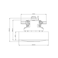Moteur d'aspirateur monophasé 110V 120V 127V 230V 240V pour remplacement d'aspirateur - Direct Usine