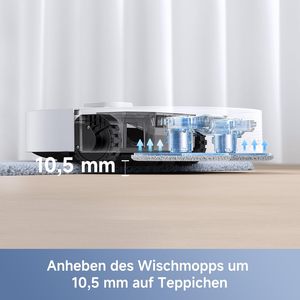 Pour aspirateur robot Mova E30 Ultra avec fonction serpillière, vidage automatique et nettoyage automatique de la serpillière, 7000 Pa - Product Image 6
