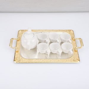 Ensemble de plateaux de service décoratifs écologiques en vente flash - 3 pièces - Assiettes au design élégant - Lavables au lave-vaisselle - Pour la maison et la restauration - Product Image 5