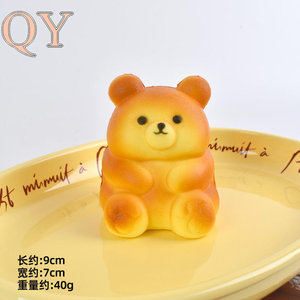 ของเล่นบีบสัตว์น่ารัก QY Super Soft สโลว์รีบาวด์ ทำจากโฟม PU ช่วยคลายเครียด รูปทรงน้องหมาและน้องหมี ของขวัญสำหรับวัยรุ่นและผู้ใหญ่ - Product Image 4