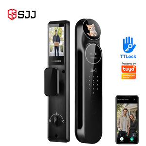 Cerradura Inteligente WiFi SJJ Totalmente Automática TTLock Tuya con Reconocimiento Facial, Vena de la Palma, Cámara de Mirilla, Videoportero, Desbloqueo Remoto y Control en la Nube - Product Image 1