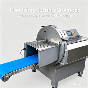 Trancheuse à viande automatique en acier inoxydable, épaisseur réglable, machine à découper le bœuf pour cuisine commerciale, fonctionnement entièrement automatique - Product Image 5