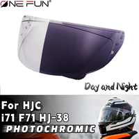 Écran de casque photochromique pour I71 F71 HJ38 – Visière de remplacement, pare-brise en verre, accessoires pour HJC