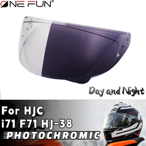 Fotokromik Kask Lens Kalkanı I71 F71 HJ38 için Yedek Güneşlik Camı Ön Cam Kalkanı Lens Aksesuarları HJC için - Product Image 1
