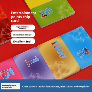 Fichas de Póker de Plástico, Juego de Fichas para Casino, Fiestas, Hogar, Viajes, Bar, Club, Juego de Cartas para Múltiples Jugadores - Product Image 4