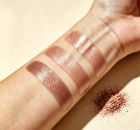 GUANZUN Roségold Feinkörniges Aluminium-Glitzerpigment Gratis 1g Probe Kosmetikqualität 36M Haltbarkeit Lidschatten-Lederpigmente