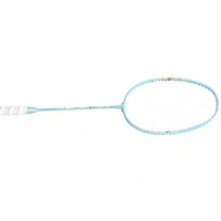 Raquette de badminton en aluminium et fibre de verre, idéale pour les débutants, structure intégrée, excellente élasticité, endurance, facile à utiliser