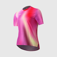 T-shirt de course pour femme demi-marathon, impression numérique personnalisée, séchage rapide, respirant, léger, manches courtes, tee-shirt de sport OEM ODM