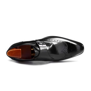 F64-KH6 2022 nuove <span class=keywords><strong>eleganti</strong></span> <span class=keywords><strong>scarpe</strong></span> da <span class=keywords><strong>uomo</strong></span> in pelle con cinturino da monaco fatto a mano classico - Product Image 6