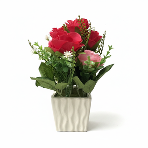 Fornitore di 4 pezzi di piante e fiori artificiali professionali - Product Image 2