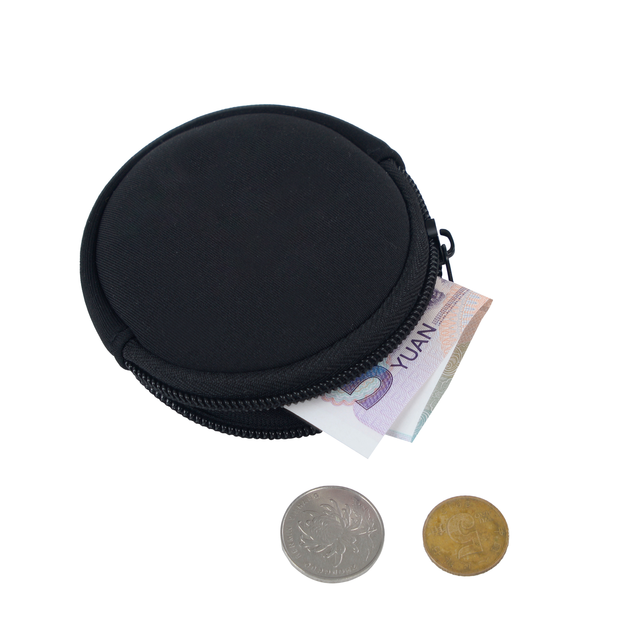 Pattern Neoprene Round Coin Case