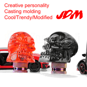 JDM Skull Shape <b>Gear</b> Shift <b>Knob</b> Racing Car Interior Accessory Manual Acrylic Decorative Lever - Product Image 3