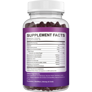 Özel etiket glukozamin kondroitin Gummies <span class=keywords><strong>MSM</strong></span> ve Elderberry zerdeçal ile 3000MG ekstra güç eklem destek takviyesi - Product Image 2