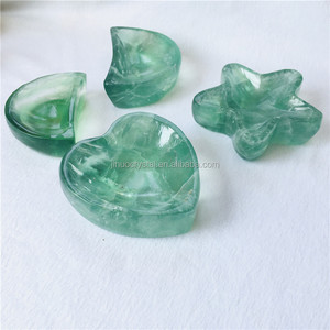 <span class=keywords><strong>Bol</strong></span> en <span class=keywords><strong>cristal</strong></span> avec gravure à la main naturelle, pierre en fluorite verte, étoile lune et cœur, pour décoration, vente en gros, 1 pièce - Product Image 5