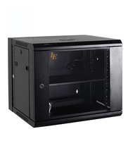 Armoire murale OEM 4U 4U-27U 600x550, rack de serveur double section en acier SPCC, en stock