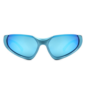 Dazzling - Retro Rectangle <b>Wrap</b> Around Fashion Sunglasses - Product Image 5