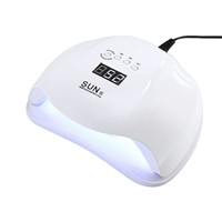 Kit de manucure LED double usage Sunshine X exclusif, plastique ABS résistant à l'usure et aux rayures, peinture nacrée pour les mains, lampe UV