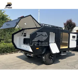 Spacious Mini Off-Road Camping Aluminum Caravan Mobile Car RV Outdoor Luxury RV Caravan