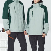 Combinaison de ski homme/femme, vêtements de ski personnalisés, hiver, trois-en-un, coupe-vent, imperméable, vêtements de travail, activités de montagne