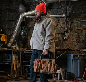 Sac de rangement professionnel robuste et étanche à 26 poches marron avec support OEM/ODM - Product Image 6