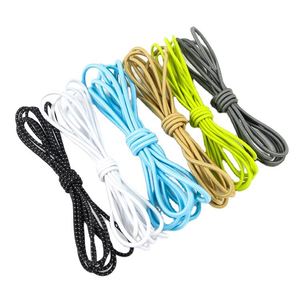 Round Elastic Cord 3mm 5mm 6mm 8mm 10mm Polyester Fabric Bungee Cord Adjustable Drawstring Shock Cord - Product Image 1