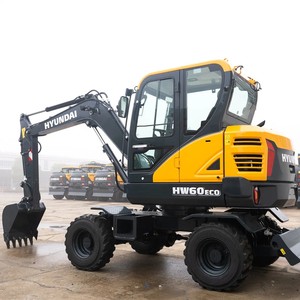 Nouvelle pelle compacte sur roues HW60ECO, vitesse de déplacement de 25,7 km/h, pour la construction municipale - Product Image 1
