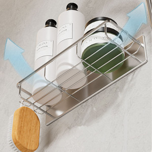 Organización de Almacenamiento para el Hogar, Estantes de Almacenamiento, Estantes de <span class=keywords><strong>Pared</strong></span> de Acero Inoxidable 304, Estante de Baño Montado en la <span class=keywords><strong>Pared</strong></span>, Estante de Almacenamiento para Baño - Product Image 4