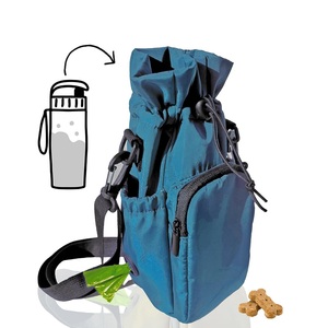 Bolsa de golosinas reutilizable para perros con logotipo personalizado, bolsa de aperitivos de poliéster con cierre magnético para gatos con patrón sólido para dueños de mascotas - Product Image 1