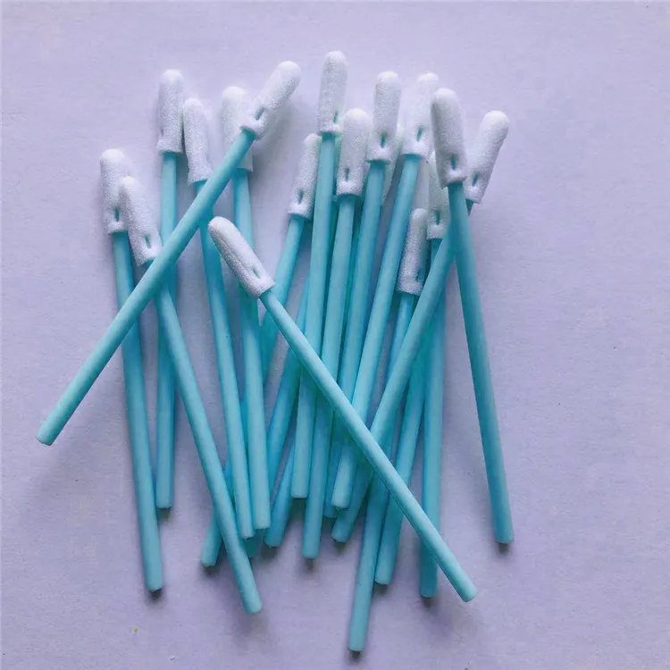 Long stick industrial cleanroom cleaning product cotton swabs buds