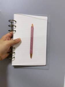 Clear Acrylic Board A5 Size <strong>Blank</strong> Sheets Sized and Punched for 6-Ring A5 <strong>Notebooks</strong> - Product Image 4
