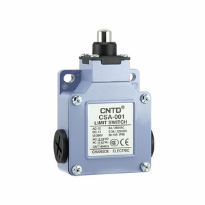 Microinterruptor de Límite CNTD Changde CSA-001, Resistente al Agua y al Aceite, Botón Pulsador Máx. Corriente 10A - Product Image 1