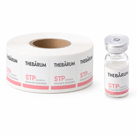 Étiquette personnalisée pour flacon de 10 ml, autocollant pour médicaments, résistant à l'eau et au froid, impression laser
