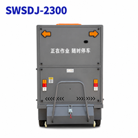 Nouvelle balayeuse électrique autoportée 4 roues 2026 avec cabine entièrement fermée, batterie 48V, réservoir 160L/200L et pompe haute pression pour routes