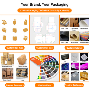 Scatola di Cartone per Imballaggio e <span class=keywords><strong>Spedizione</strong></span>, Scatola Postale in Cartone Ondulato con Logo Personalizzato, Design 3D Gratuito - Product Image 4
