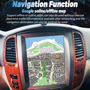 Reproductor Multimedia para Auto con Pantalla Tesla Android 13 de 128 GB, GPS, Navegación, Estéreo para Toyota Land Cruiser 1992-2007 LC100 LX470 - Product Image 5