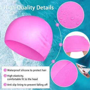 Bonnets de bain en silicone pour femmes - Protection des oreilles - Marque américaine Mairun - Modèle MR001 - Équipement de natation en gros - Origine CN/GUA - Product Image 5