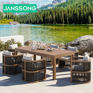 <span class=keywords><strong>Mesa</strong></span> <span class=keywords><strong>de</strong></span> comedor <span class=keywords><strong>de</strong></span> teca al aire libre <span class=keywords><strong>y</strong></span> sillón tejido <span class=keywords><strong>de</strong></span> cuerda <span class=keywords><strong>Juego</strong></span> <span class=keywords><strong>de</strong></span> <span class=keywords><strong>mesa</strong></span> <span class=keywords><strong>de</strong></span> comedor <span class=keywords><strong>de</strong></span> <span class=keywords><strong>jardín</strong></span> <span class=keywords><strong>de</strong></span> patio <span class=keywords><strong>de</strong></span> 7 piezas - Product Image 3