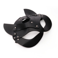 Delove – masque fétichiste BDSM à capuche, jouets Sexy, masque de fête de Bondage en œil de renard, Cosplay esclave, couvre-chef, jeux pour adultes, produits sexuels