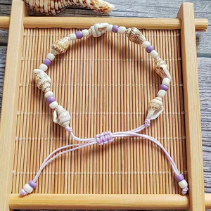 Summer Jewelry Collection Beach Natural Conches Rice Beads Hand-Woven <b>Bracelets</b> for Beach Party - Product Image 4