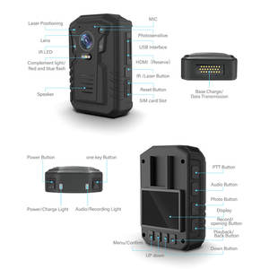 กล้องติดตัวคุณภาพสูง WiFi 1080P 4G ขนาดเล็กแบบสวมใส่ได้ พร้อมระบบมองเห็นในเวลากลางคืน - Product Image 5