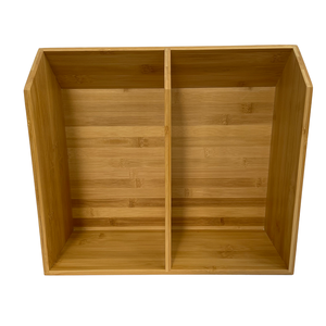Box Customizable Stylish Appearance New Design Lidless Bamboo Wooden Box Storage Boxes