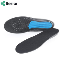 Semelles intérieures sportives en gel PU avec amorti élastique pour le soutien de la voûte plantaire chez les diabétiques dans les chaussures de sport