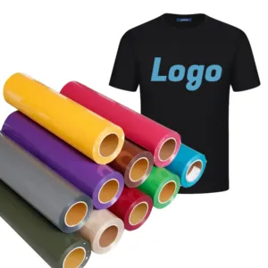 Cuttable pu easyweed vinile rotoli t-shirt stampa di calore in vinile stampa di carta e pellicola in vinile