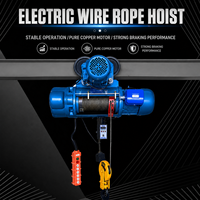 Promotion : Treuil électrique à câble de 10 tonnes, 380V triphasé, 10t CD1 MD1, pour levage sur pont roulant d'usine, en stock