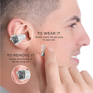 Bouchons d'oreilles en silicone haute fidélité <span class=keywords><strong>Protection</strong></span> <span class=keywords><strong>auditive</strong></span> insonorisée et anti-bruit réutilisable pour les concerts de musiciens Événements en direct - Product Image 5