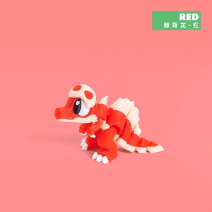 Adornos de Dinosaurios con Temática de Frozen, Impresos en 3D, Multicolores, de Cristal, Hechos a Mano, Regalo Creativo - Product Image 4
