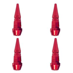 Bouchons de valve pointus personnalisés en alliage d'aluminium noir pour vélo, moto, valve américaine - Product Image 3