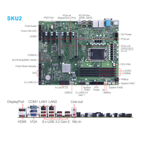 Nouvelle carte mère MS-CF20 V2.0 ATX Intel Arrow Lake-S Core U9/U7/U5 Intel W880 SATA DDR5 256 Go de RAM Solution haute performance