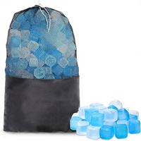 Glaçons réutilisables personnalisés en plastique pour boissons, en silicone transparent, réutilisables, non diluants, sans BPA, colorés, fabricant et fournisseur OEM