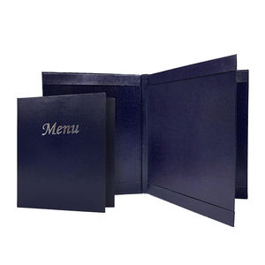Cubierta de Cuero para Menú de Restaurante, Libro de Menú de 8.5 x 14 Pulgadas, 4 Páginas, Portamenús - Product Image 2